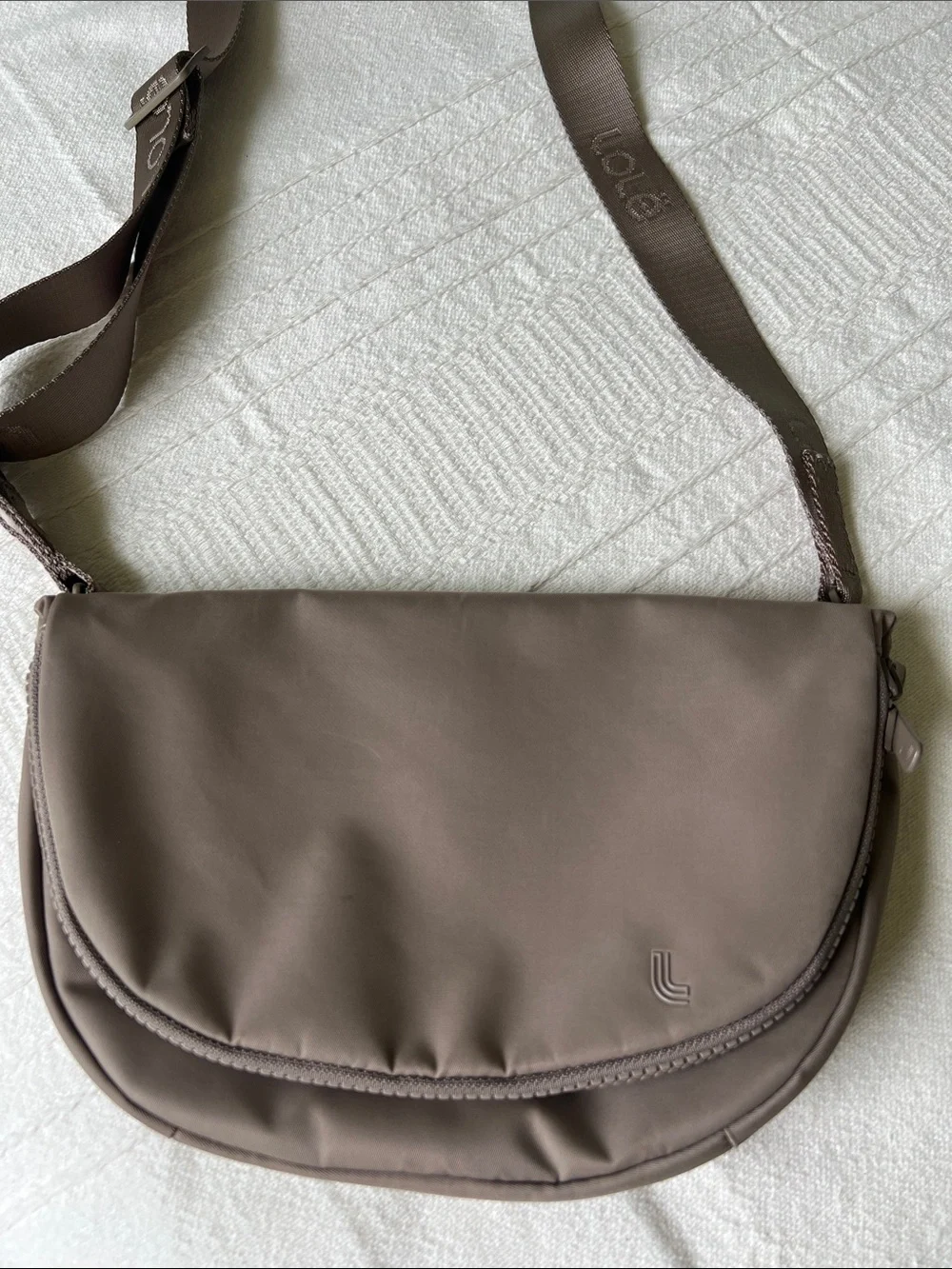 Lole Brown Crossbody Bag - Adjustable Strap